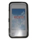 Funda Silicona Gel LG KC910 oscura semitransparente circulos