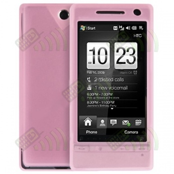 Funda Silicona HTC Diamond 2 Rosa