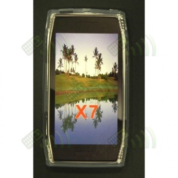 Funda Gel Silicona Nokia X7 Blanca
