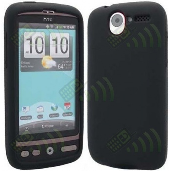 Funda Silicona HTC Desire Negra