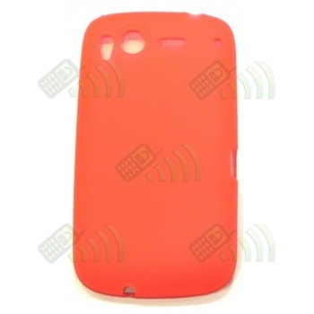 Funda Gel HTC Desire S Roja
