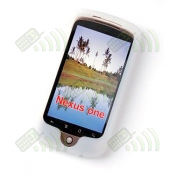 Funda Silicona HTC Nexus One Semitransparente