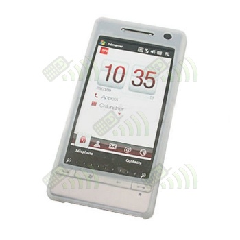 Funda Silicona HTC Diamond 2 Semitransparente