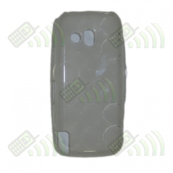 Funda Gel Nokia 5800 Transparente C&iacute;rculos