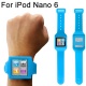 Soporte Muñeca Silicona Ipod Nano 6 Azul