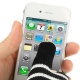 Guantes Blancos y Negros Pantalla capacitiva de móvil, iphone, ipad...