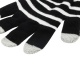 Guantes Blanco y Negro Pantalla capacitiva de móvil, iphone, ipad...