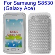 Funda Gel Samsung S5630 Transparente Hexágonos