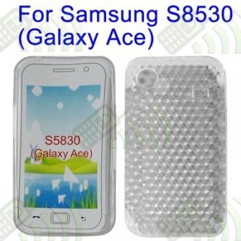 Funda Gel Samsung S5830 Galaxy Ace Transparente Diamond