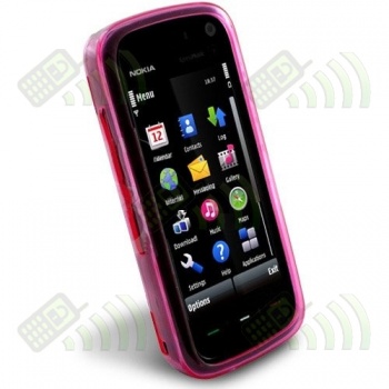 Funda Gel Nokia 5230 / 5233 Transparente Rosa