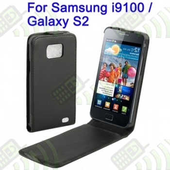 Funda Solapa Samsung I9100 Galaxy S II Negra
