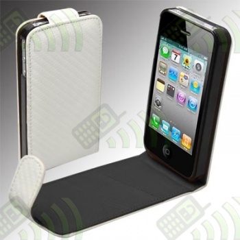 Funda Solapa iPhone 4 Blanco
