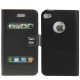 Funda Tipo Solapa Iphone 4 y 4S Negro