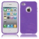 Funda Gel iPhone 4 & 4S Morada