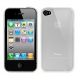 Funda Gel iPhone 4 & 4S Blanco Translucido