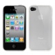 Funda Gel iPhone 4 & 4S Blanco Translucido