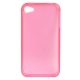 Funda Gel iPhone 4 & 4S Rosa Transparente