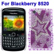 Carcasa trasera Blackberry 8520 Carabela Diamantes incrustados