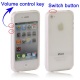 Bumper / Marco Antigolpes Botones Iphone 4 / 4S Transparente