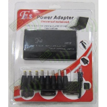 Cargador para port&aacute;til universal 12DC/240AC 100W