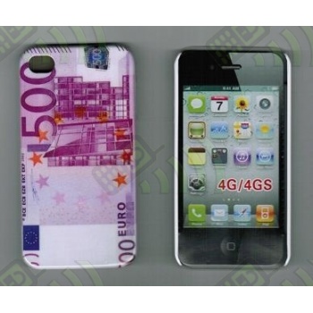Carcasa trasera Billete de 500 euros Iphone 4