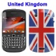 Carcasa trasera Británica blackberry 9900/9930