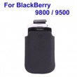 Funda Saco Negra simil piel BlackBerry 9800 / 9500 con cierre magnético