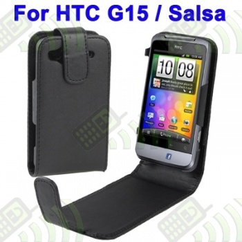 Funda Solapa HTC Salsa Negro B