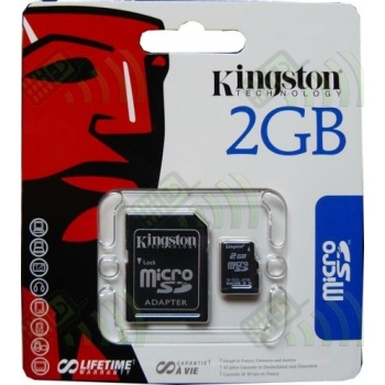 Tarjeta MicroSD Kingston de 2GB