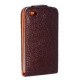Funda Solapa iPhone 4/4S Marron