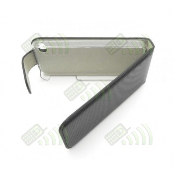 Funda Solapa iPhone 4/4S Negra Dise&ntilde;o