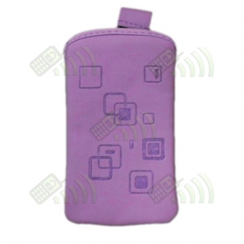 Funda Neopreno Morada cuadrados 13x7cm