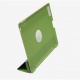 Triptico Funda de Cuero Verde Para Ipad 2
