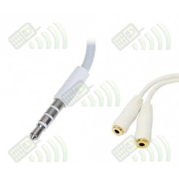 Duplicador de audio Blanco para iPhone  4 Contactos