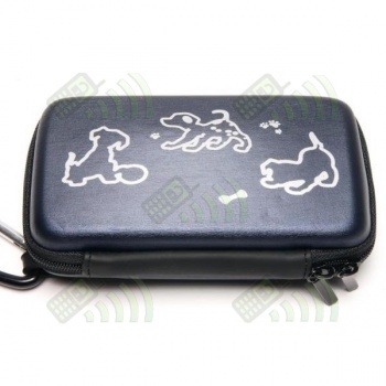 Funda Dibujo Perro Negra Airform para NDSL/NDSi