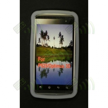 Funda Silicona LG P925 / P920 / Optimus 3D Blanca