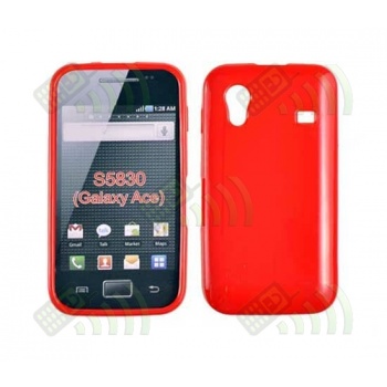Funda Gel Samsung S5830 Galaxy Ace Roja