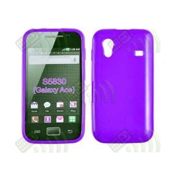 Funda Gel Samsung S5830 Galaxy Ace Morada