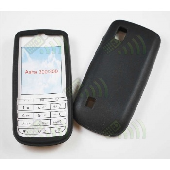 Funda Gel Nokia ASHA 300/300 TPU Negra