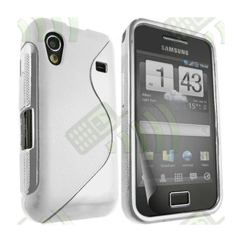 Funda Gel Samsung S5830 Galaxy Ace Blanca Brillo y Mate
