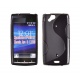 Funda Gel SE Xperia Arc Negra Brillo Mate