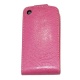 Funda Solapa para iPhone 3G/3GS piel de serpiente Rosa