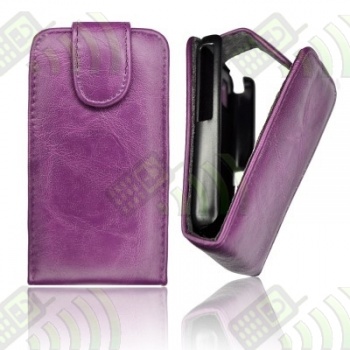 Funda Solapa HTC Wildfire S morada