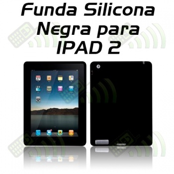 Funda Silicona para IPAD 2 Negra