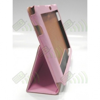 Funda Solapa Galaxy Tab P7510 Soporte Ajustable Rosa