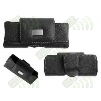 Funda para Cintur&oacute;n Horizontal Negra 9.5x5x1.5cm