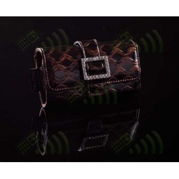 Funda Horizontal de Charol Negra 11x4.5x1cm