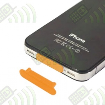 Protector del Conector Dock Iphone/Ipod/Ipad Amarillo