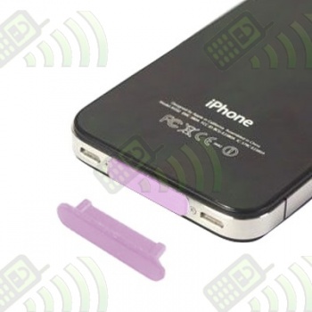Protector del Conector Dock Iphone/Ipod/Ipad Rosa Claro