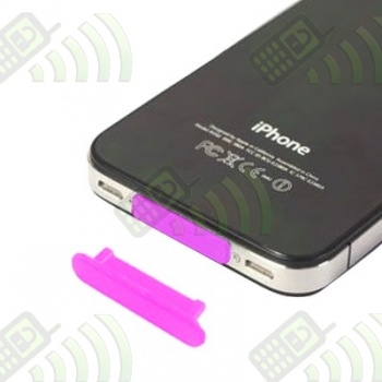 Protector del Conector Dock Iphone/Ipod/Ipad Rosa